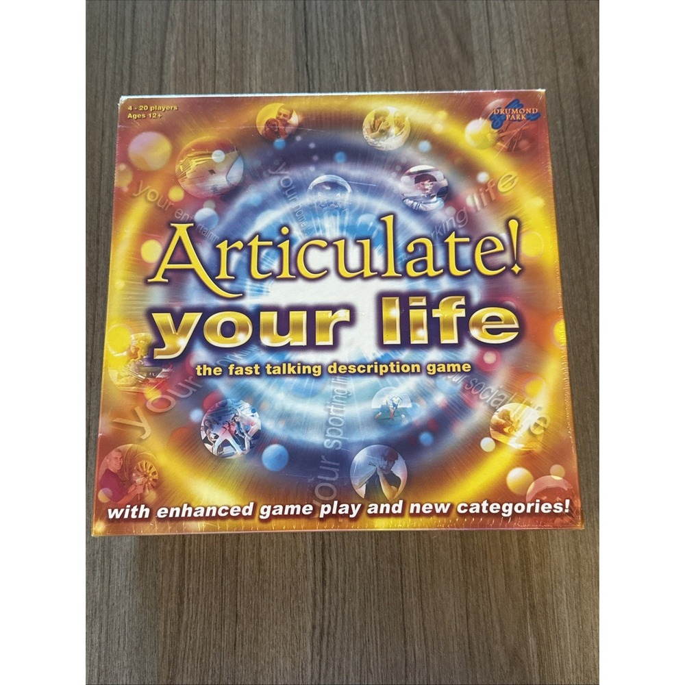 Drummond Park Articulate Your Life Fast Talking Description Family Game‎ Sealed